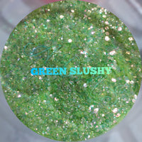10g/jar Slushy Nail Chunky Glitters, holographic nail glitters, holo nails, mixed nail glitter, chunky fine glitters