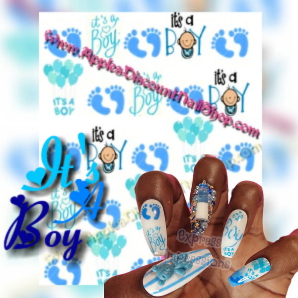 Cutout Style, Water Nail Decals