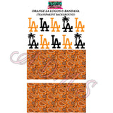 LA Logos and Bandana cutout (transparent background)