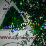 Holographic ABC Letter Sequins
