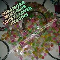 Lucky Clover Sequins / 2 Gram Jar