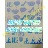 MOST HATED SHEET NAIL SIZE STICKERS