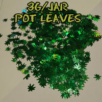 Leaves Nail Sequins / 3 Gram Jar