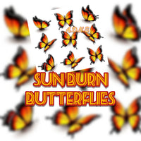 Butterflies pt.2 nail waterslides cutouts