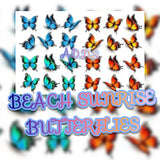 Butterflies pt.2 nail waterslides cutouts