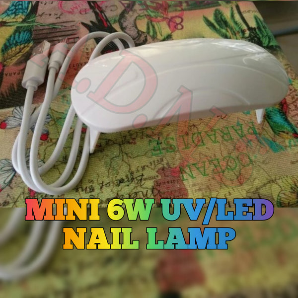 6W White Mini uv/led Nail Dryer