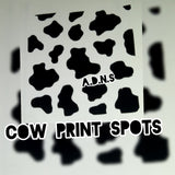 Cow Prints nail size stickers