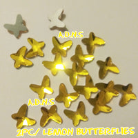 3D Butterfly Shaped Nail Rhinestones