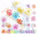 Dried Flowers Water Nail Decals