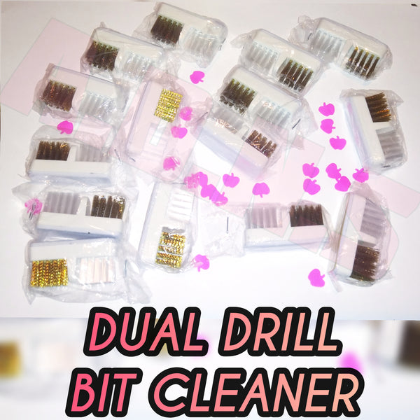 Dual Head Nail Drill Bit Cleaner