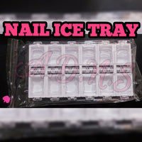 Nail Ice Tray, Nail Decor Storage Box