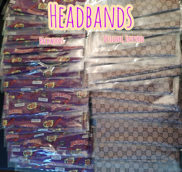Handmade Headbands, purple headbands, 420 friendly, wig band, 1 size fits all