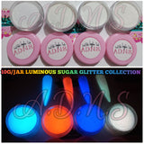 10g/jar Luminous Sugar Glitter, nail glitter, glow in the dark nail powder sugars