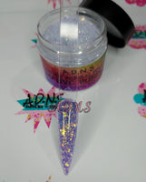 Mauve Purple Holographic Glitter Acrylic Powder