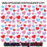 Valentine's Day Cutout Nail Decals (TRANSPARENT BACKGROUND)