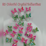 5d Color crystal butterflies