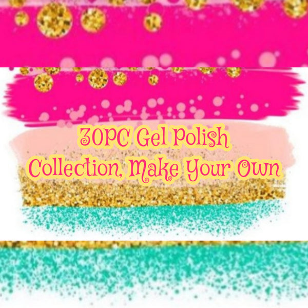 Make Your Own 30pc Gel Polish Collection,