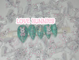 Love Bunny Nail Size Charms