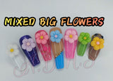 Mixed 3D Flower Nail Charms