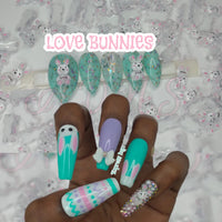 Love Bunny Nail Size Charms