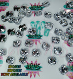 Diamond Kitty Heads 5D Nail Charms