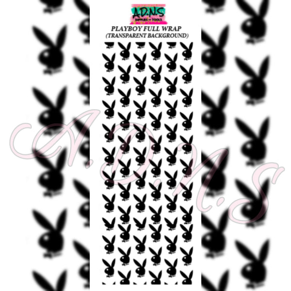 Playboy Full Wrap Nail Decals