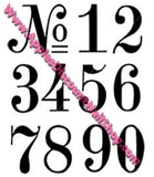 NUMBERS! NAIL DECALS(CUTOUTS)