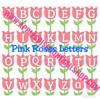 UNIQUE STYLES OF LETTERS NAIL DECAL(CUTOUTS)