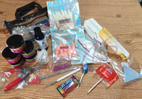 Nail supplies kit, nail tools, nail acrylics, nail arts, nail decor