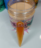 Orange Jell-O nail acrylic powder